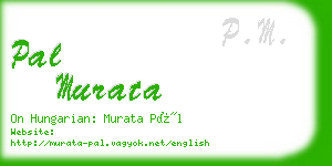 pal murata business card